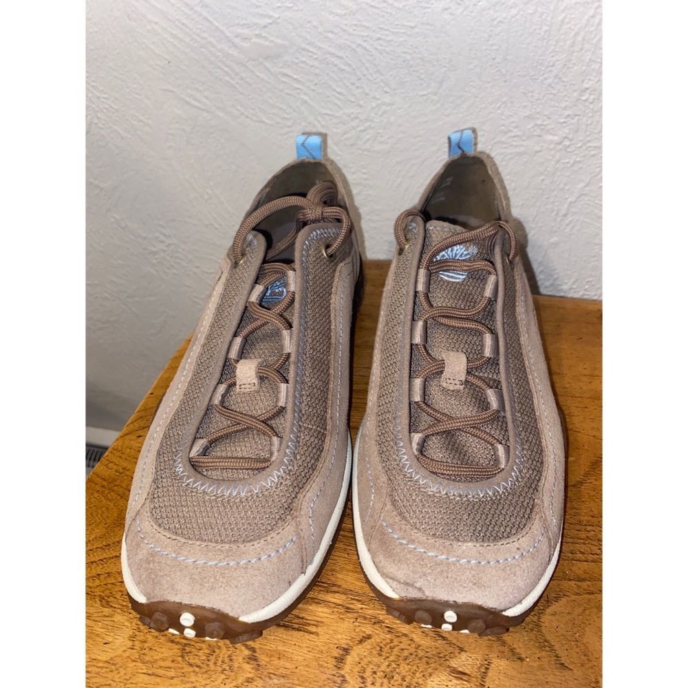 Timberland Women's Hiking Walking Lace Up Leather Sneakers Athletic Shoes Tan